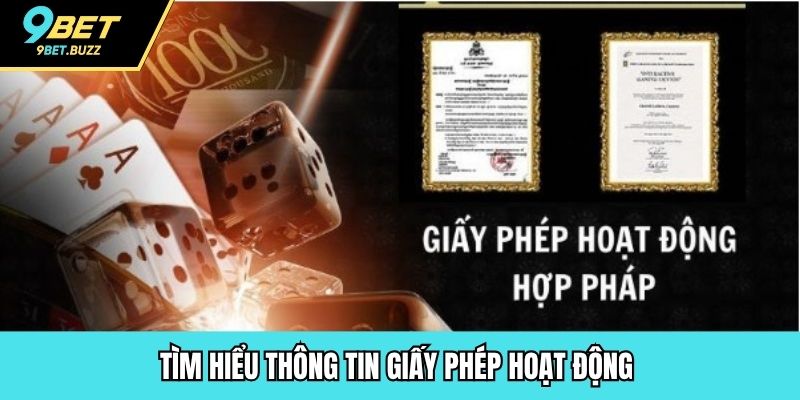 Tìm hiểu thông tin giấy phép hoạt động