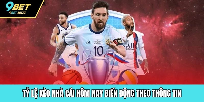 Tỷ lệ kèo nhà cái hôm nay biến động theo thông tin